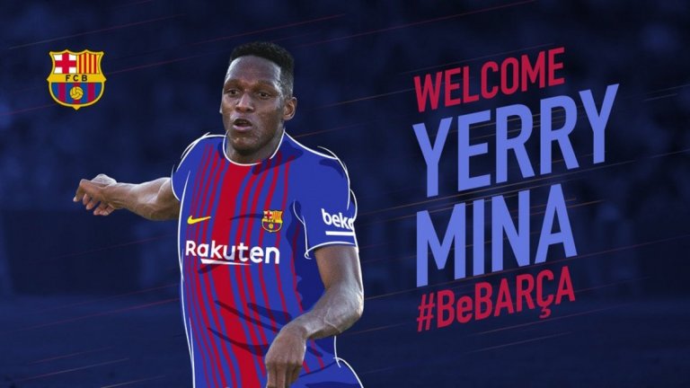 23-годишният Йери Мина вече е играч на Барселона
