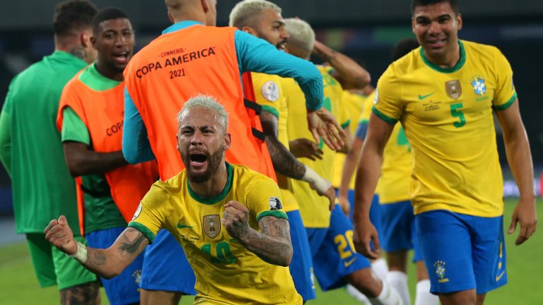 Гол в 100-тната минута донесе фамозен обрат за Бразилия (видео)