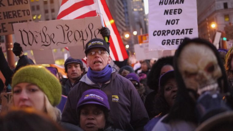 Над 300 арестувани от "Окупирай Уолстрийт"