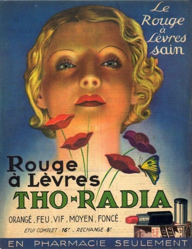 В Париж е създадена козметична линия на име Tho-Radia. Тя предлага радиоактивна козметика, която успешно се продава и в Америка