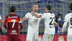 Страхотен Гълъбинов се завърна с гол и асистенция срещу Рома! (видео)