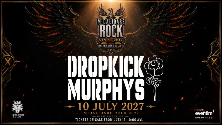 Dropkick Murphys са първият хедлайнер за Midalidare Rock In The Wine Valley 2027