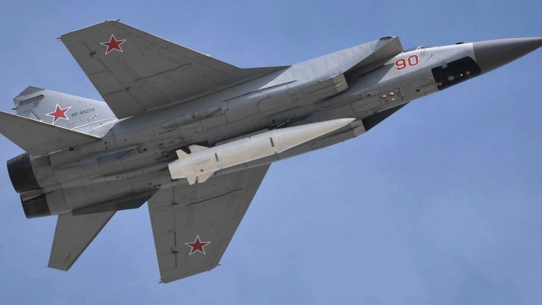 Ракетата "Кинжал" се изтрелва от МиГ-31 или стратегически бомбардировач Ту-23М3