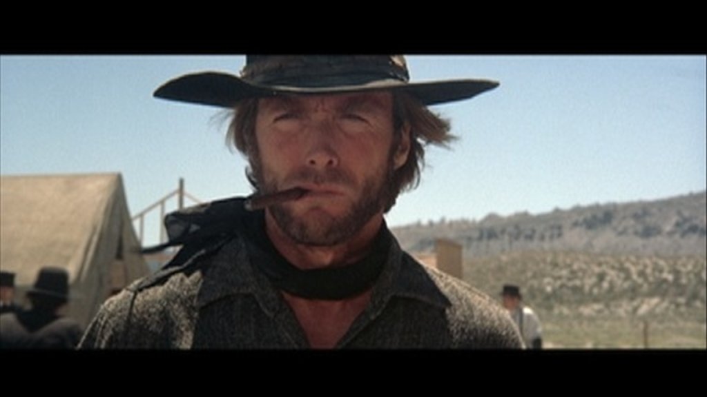 Странникът. Във филма High plains drifter. В ролята - Клинт Истууд