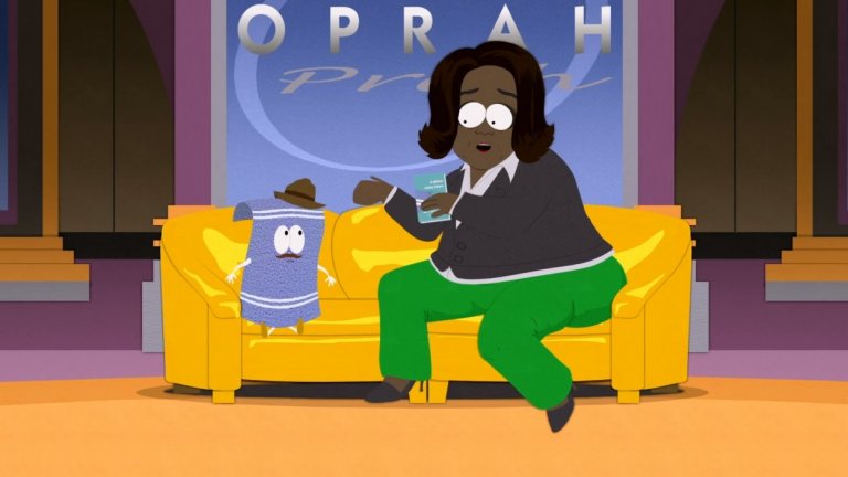 Сезон 10 - A Million Little FibersВодещата Опра Уинфри е бясна след този епизод и се заканва да съди Мат Стоун и Трей Паркър. В серията вагината на Уинфри си има име - Minge - и е депресирана, защото звездата не ѝ обръща внимание заради прекомерно многото си работа. В изблик на гняв Minge пробива панталона на Опра и даже се оказва, че има револвер, с който взима заложници и заплашва околните, а накрая се и самоубива.