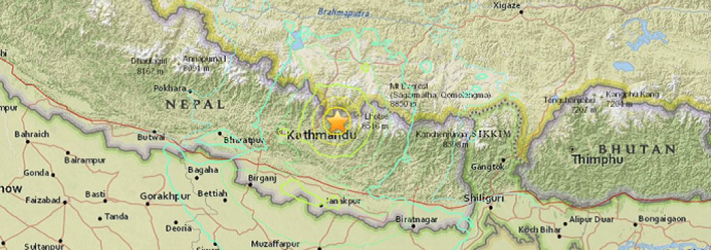 earthquake hits Nepal