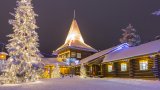 Зимна приказка в Лапландия, в дома на Дядо Коледа