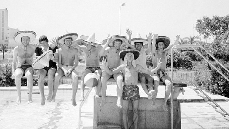 Отборът на Дарби Каунти след спечелената си титла през сезон 1971/72