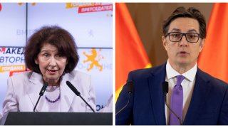Кандидатът на ВМРО-ДПМНЕ води убедително след първи тур