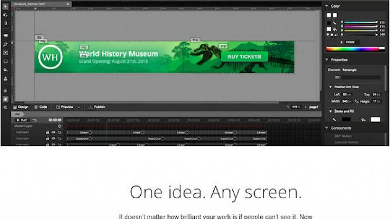 Google Web Designer засега е добър само за банери