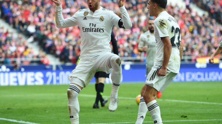 Рамос изрази радостта си по колоритен начин след вкарването на дузпата