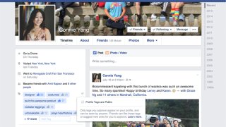 Facebook - LinkedIn features