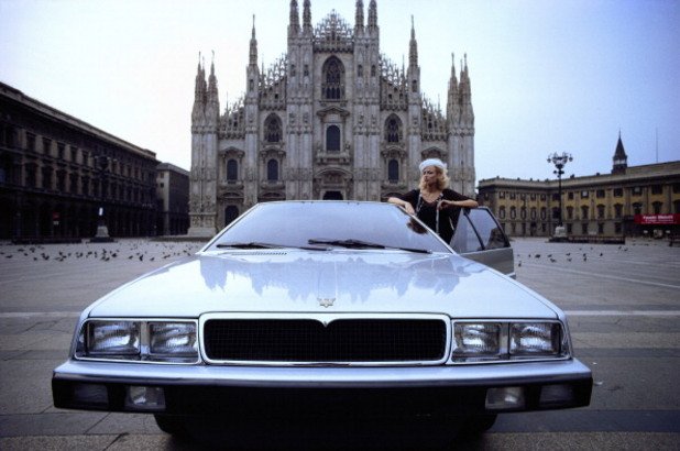 19 април 1979 година, Милано. Концептуален модел Maserati Medici I, 1974-та