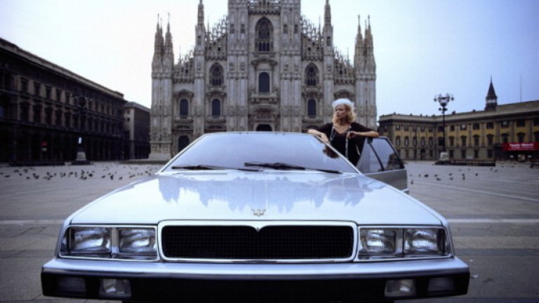 19 април 1979 година, Милано. Концептуален модел Maserati Medici I, 1974-та