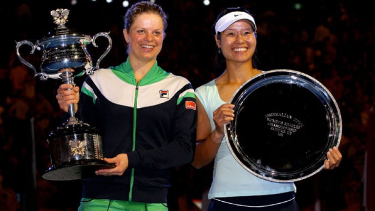 Ким Клайстерс триумфира с титлата на Откритото първенство на Австралия след като на финала победи китайската сензация Ли На