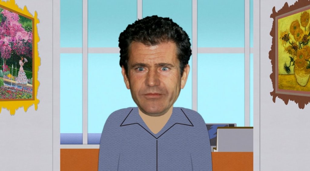 Сезон 8 - The Passion of the JewЕпизодът е сред най-некоректните политически серии, ако въобще може да се направи такава класация. От една страна имаме подигравките с Мел Гибсън, който гони Стан и Кени с боядисано лице като в „Смело сърце“, защото момчетата си искат парите, изхарчени да гледат „Страстите Христови“. От друга страна след гледането на филма Картман, прочут с антисемитсктие си възгледи, основава цял фенклуб на Гибсън и обикаля задния си двор в неонацистка униформа. През това време Кайл решава, че Картман е бил прав през цялото време, защото евреите са разпнали Исус Христос. Накрая следва прочувствена реч от Стан и (почти) хепи енд.