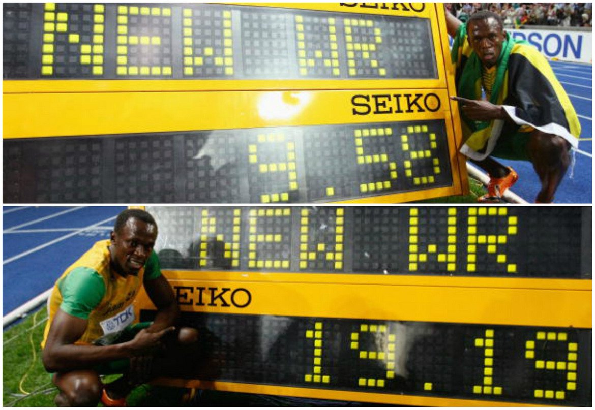 Най-бързият човек на планетата
На Световното първенство по лека атлетика в Берлин през 2009-а Болт подобри още веднъж постижението си на 100 метра, след което отново се прибра с три златни медала. С времето от 9,58 сек. в късия спринт, което изглеждаше физически непостижимо, и също толкова трудните 19,19 сек. на 200 метра, Болт си заслужи прозвището Най-бързия човек на планетата.

