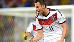 Клозе вкара 15-я си гол на световни първенства и спаси точката за Германия срещу Гана