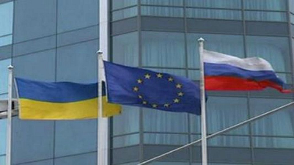 Ukraine-Russia-European-Union-Flags