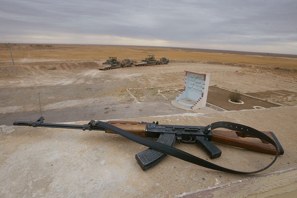 Iraqi Border With Syria Guarded By Iraqi Border Patrol