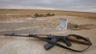Iraqi Border With Syria Guarded By Iraqi Border Patrol