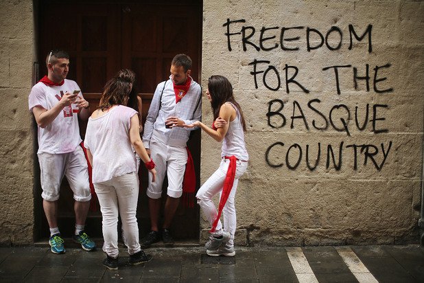 "Свобода за страната на Баските" - за баския национализъм, Памплона е историческата столица на Еускал Ерия