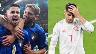 Психиката на Мората не издържа при дузпите, докато непоклатимият Жоржиньо постави точката на спора и изпрати Италия на финал