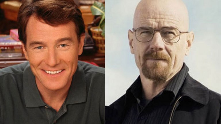 Брайън Кранстън - от "бащата на Малкълм" до Уолтър Уайт и Далтън Тръмбо
Безспорно една от най-сериозните промени е при Брайън Кранстън. В момента той е един от високоплатените актьори на Холивуд със сериозни роли зад гърба си като тази на преследвания през ерата Макарти сценарист Далтън Тръмбо в "Тръмбо" и на американския президент Линдън Джонсън в телевизионния филм "До самия край". Всички обаче го помним в култовия ситком "Малкълм" като бащата на Малкълм - слабохарактерен и не особено успял. Това обаче се промени с Breaking Bad, където Кранстън направи име като Уолтър Уайт - учител по химия и безмилостен играч на пазара на наркотици. Разбира се, и преди, и след Breaking Bad той работи и по редица анимации, където специфичният му глас влиза за озвучаване на герои.