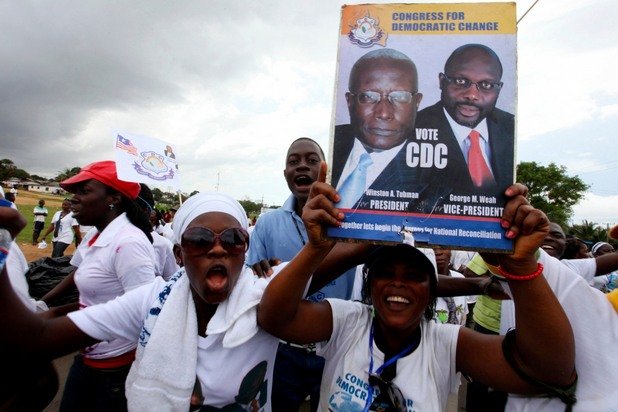 Уеа се готви да атакува президентското място през 2017-а в родната Либерия, след като хората масово гласуваха за него да бъде депутат.