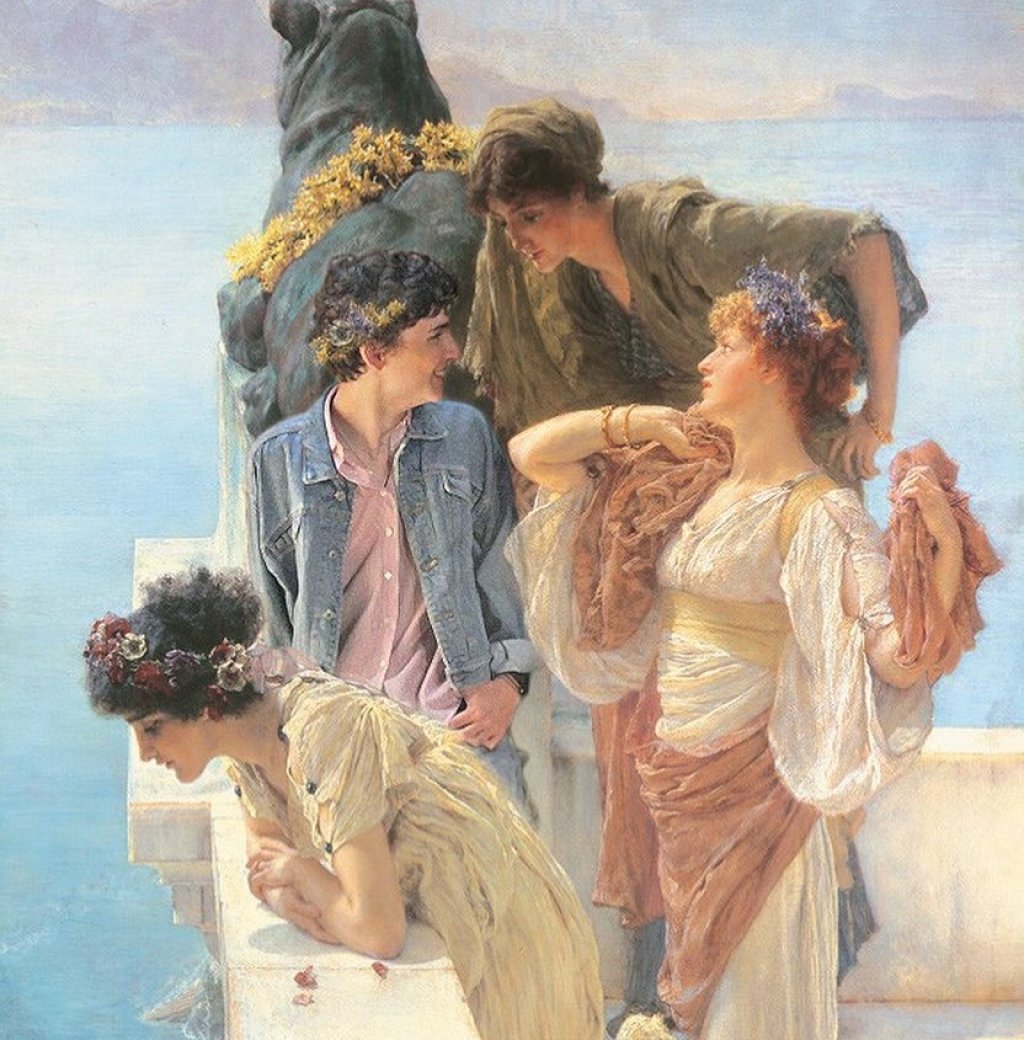 Лорънс Алма Тадема, \"А Coign of Vantage\" (1895)