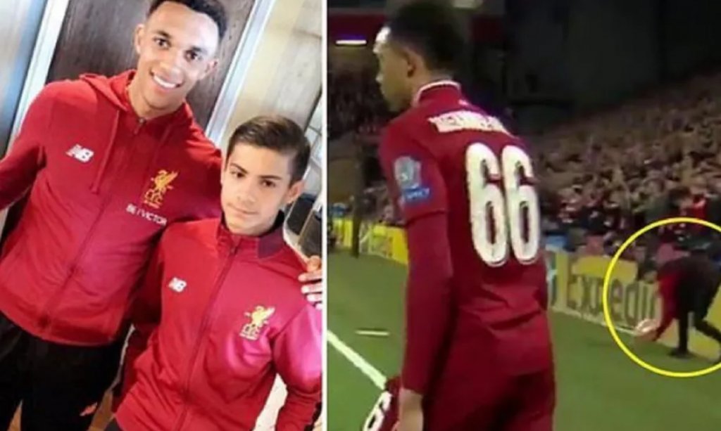 Той е само на 17, но вече е легенда на Ливърпул: Подаде топката на Трент срещу Барса и наниза хеттрик на Юнайтед