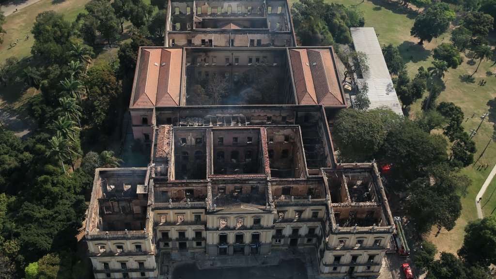 Fire Destroys Iconic National Museum of Brazil