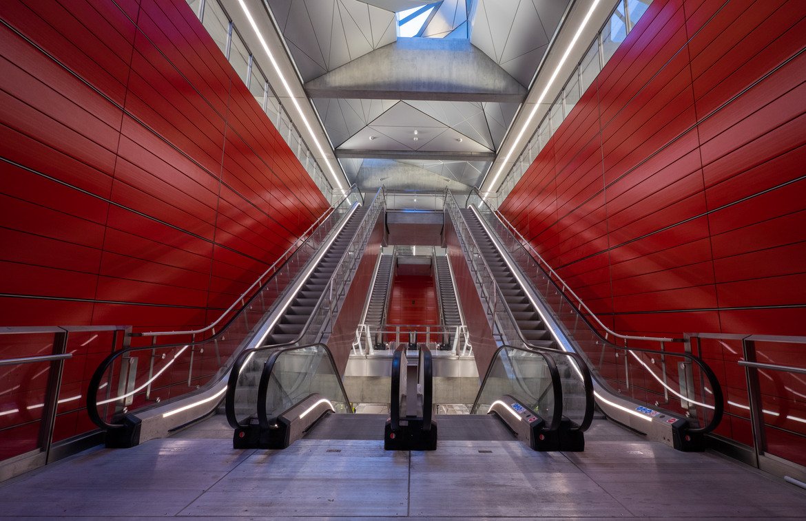 Новата линия на метрото в Копенхаген се слави с красивите си станции 