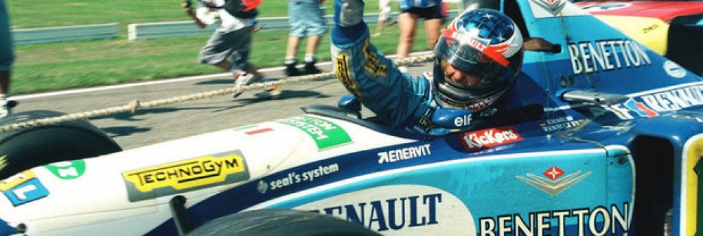 Две титли с Benetton през 1994 и 1995 година