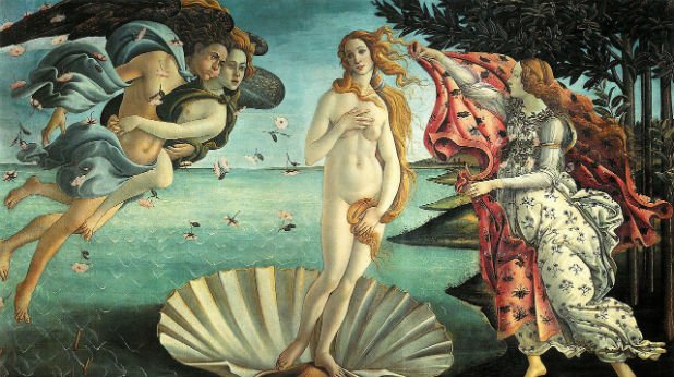 "Раждането на Венера" на Ботичели