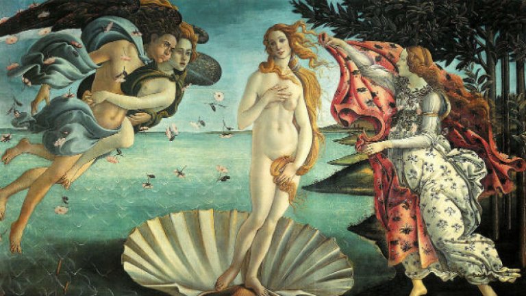 "Раждането на Венера" на Ботичели
