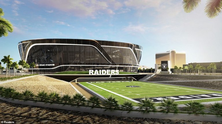 "Лас Вегас Стейдиъм", Невада (САЩ)
На новия стадион ще играе Оукланд Райдърс, който ще се премести от Калифорния през 2020-а.