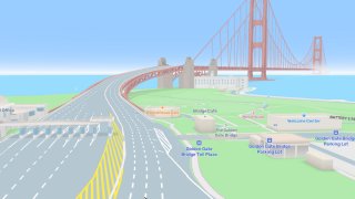 На фона на 3D графиката на Mapbox тази на Waze или пък на Apple Maps изглежда плоска