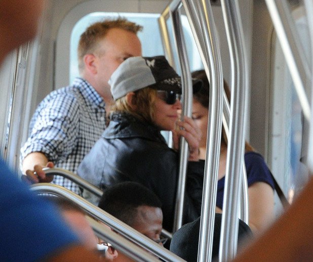 И Мадона ползва метрото от време на време