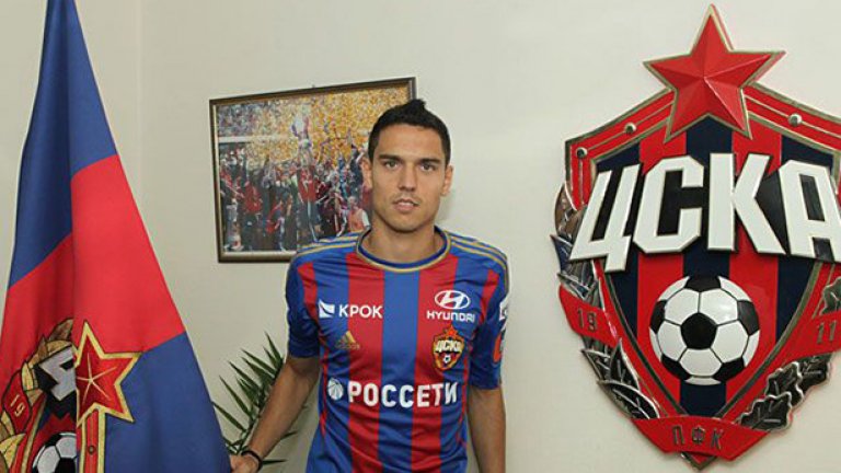 Георги Миланов за първи път игра с екипа на руския гранд и шампион ЦСКА (Москва).