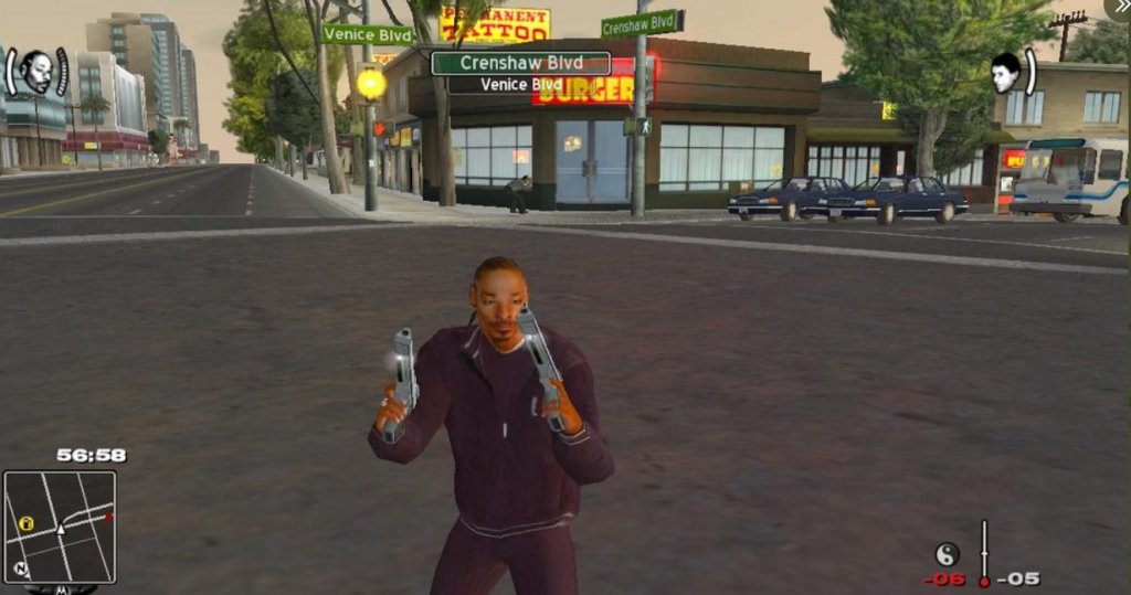 True Crime: Streets Of LA
Това е може би един от най-успешните опити за копиране на постигнатото от GTA. В True Crime поемате ролята на ченгето Ник Кранг, който трябва да разплете сложен случай, свързан с поредица от убийства. 
Историята се заплита, а в нейния ход попадате на герои, които са озвучени от цяло холивудско съзвездие актьори - Кристофър Уокън, Мишел Родригес, Майкъл Медсън и Гари Олдман. Появява се даже и самият Snoop Dogg.
Играта предлага и напълно автентично пресъздаване на над 600 квадратни километра от Лос Анджелис.