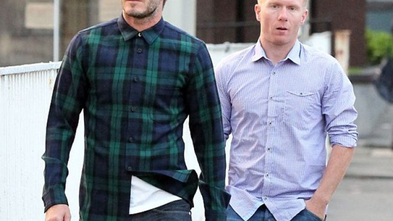 ...А след тях са Бекъм и Скоулс.