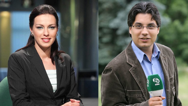 Виктория Петрова и Светослав Иванов. Двамата са умни, чаровни, с присъствие на екран и добър репортерски опит зад гърба си