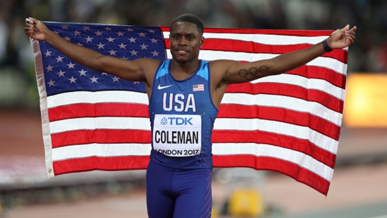 Най-доброто му постижение от 9,82 сек. е четвъртото в историята на американската атлетика.