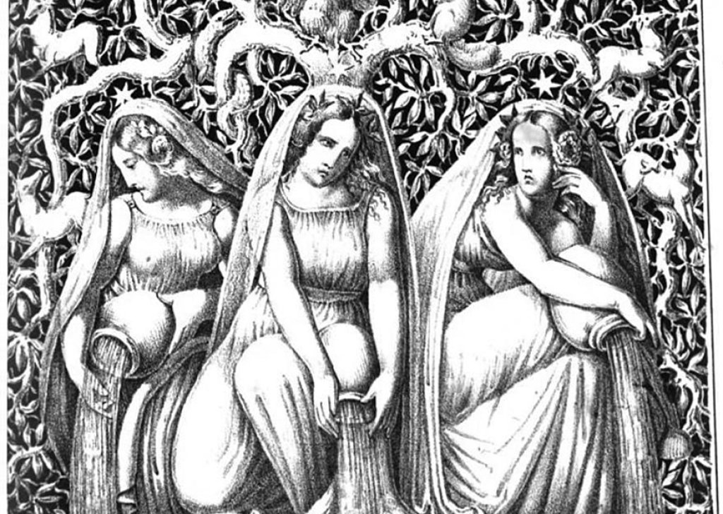 Norns_(1832)_from_Die_Helden_und_Götter_des_Nordens,_oder_Das_Buch_der_sagen