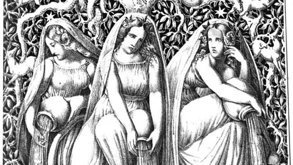 Norns_(1832)_from_Die_Helden_und_Götter_des_Nordens,_oder_Das_Buch_der_sagen