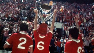 Ливърпул печели първата си европейска титла през 1977-а след победа над Борусия Мьонхенгладбах в Рим.