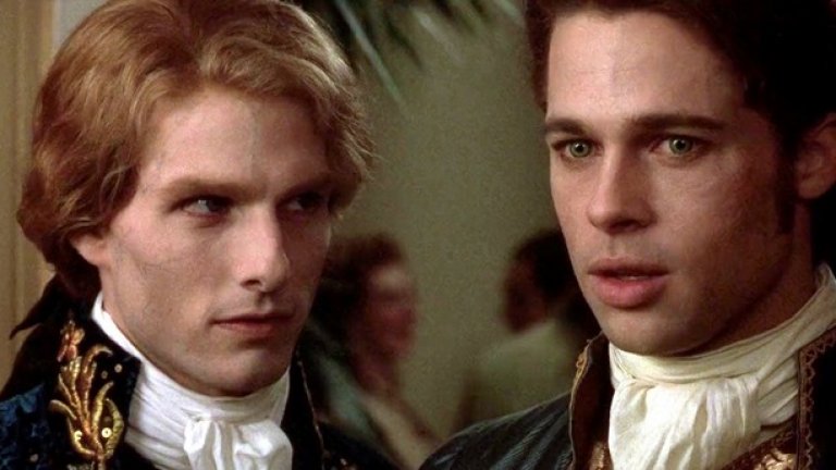 "Интервю с вампир" (Interview with the Vampire, 1994)
Том Круз, Антонио Бандерас и Кирстен Дънст правят компания на Брад Пит в култовия филм на 90-те. Благородникът Луи, който е превърнат във вампир от Лестат (Том Круз) обезсмъртява Пит в сърцата на тийнейджърките. Амин. 86.45 точки от 100.