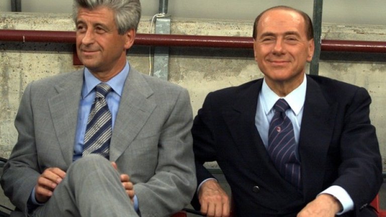 Джани Ривера и Силвио Берлускони. Единият е икона на италианския футбол и политик, а другият - само второто, но и собственик на колоса Милан.