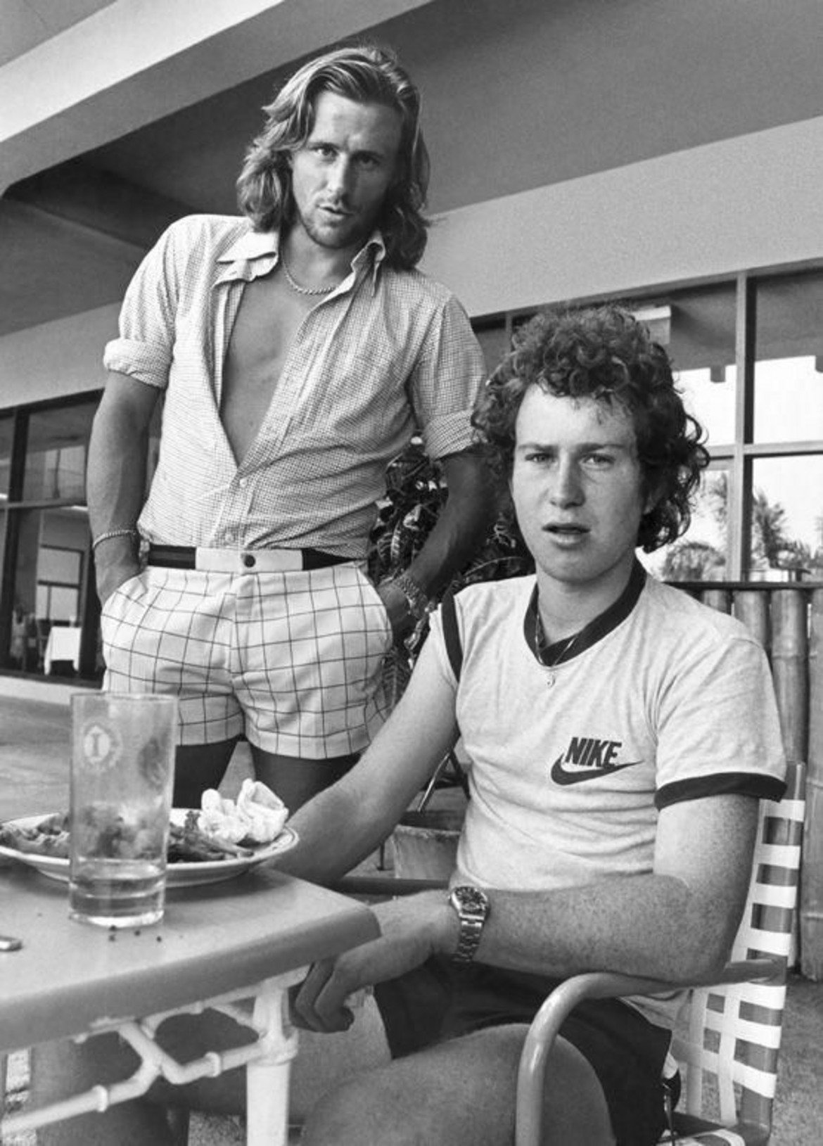 Двама от най-великите в историята на тениса – Бьорн Борг и Джон Макенроу, 1981 г.